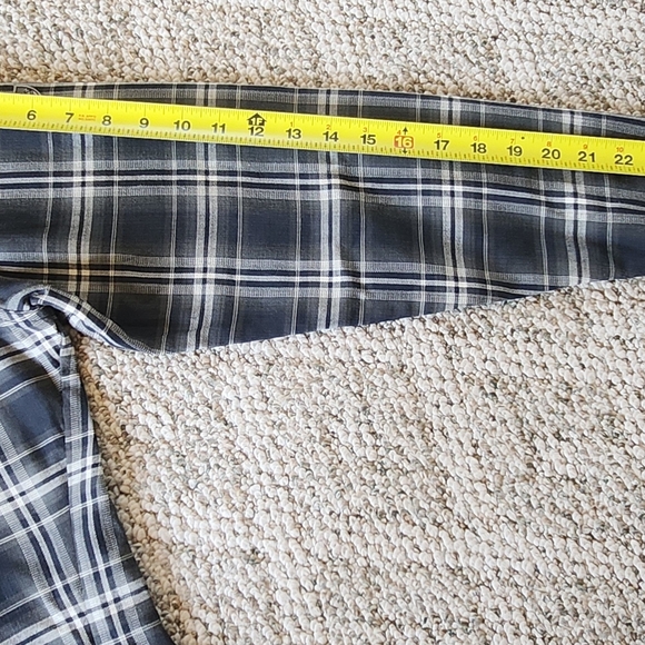 Kuhl Jacket Mens Small Green Cream Plaid Zip Up Lightweight Shacket Outerwear - Picture 11 of 13